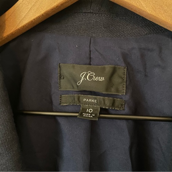 J. Crew Parke Blazer in Stretch Linen Navy Blue 10 - Picture 6 of 10